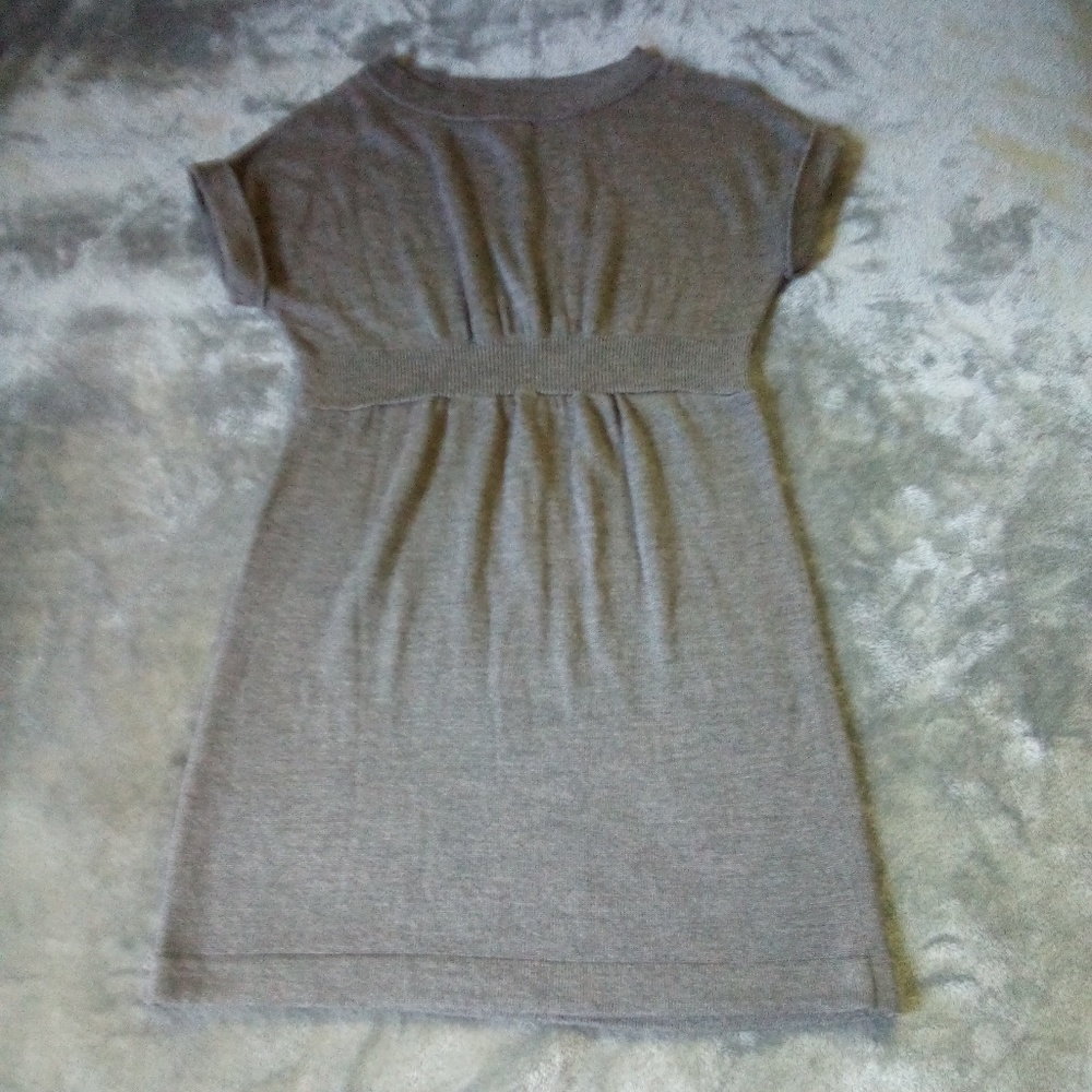 Ann Taylor Loft MP gray sweater dress